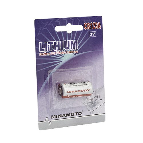 Pilha De Litio 3v 1300 Mah Cr123a - Minamoto - 1 Peça