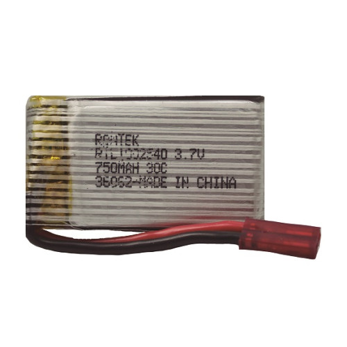 Bateria Li-polímero 3,7v 750mah 30c Conector Jst-syp-02t-01f