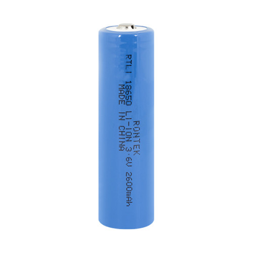 Bateria Recarregável Li-Íon 18650 3,6V 2.600mAh 1C - Rontek