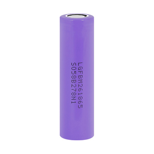 Bateria Recarregável Li-Íon 18650 3,6V 2.600mAh 1C - LG