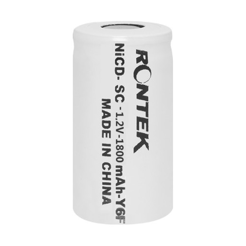 Bateria Recarregável NiCd Sem TOP 1,2V 1800mAh SC - Rontek