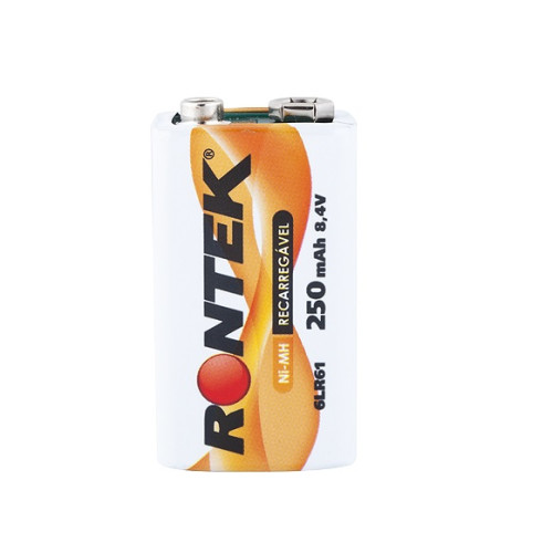 Bateria Recarregável NiMh 8,4v 250mAh - Rontek