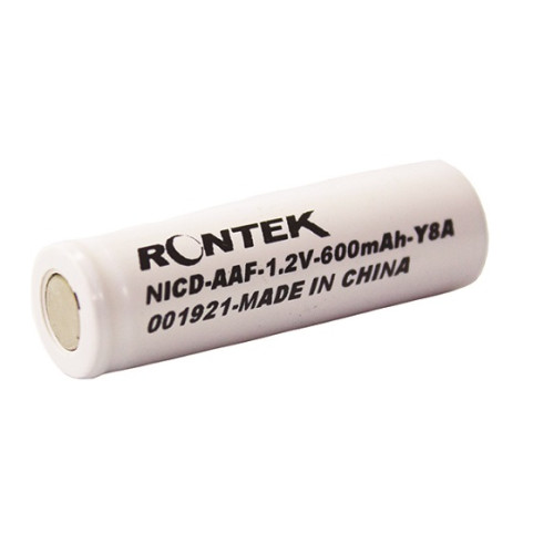 Bateria Recarregável NiCd Sem TOP 1,2V 300mAh AA - Rontek