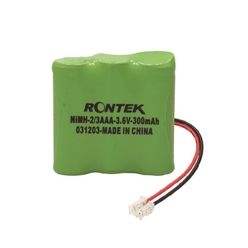 Bateria NiMh Para Telefone Sem Fio 3,6V 300mAh 3x2/3AAA Rontek
