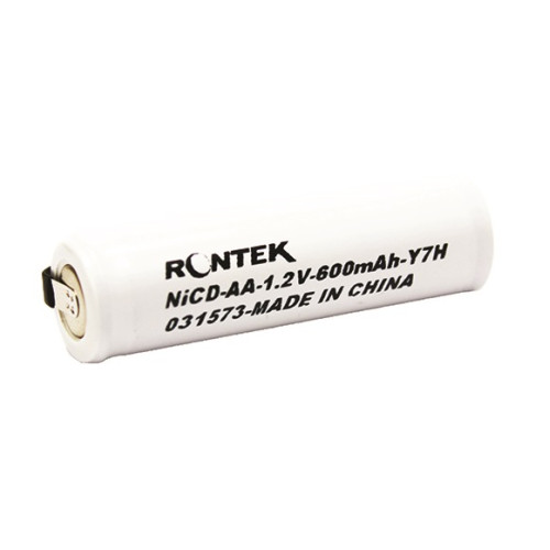 Bateria Recarregável NiCd Com Terminais 1,2V 600mAh AA