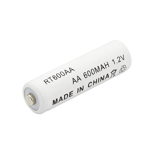 Bateria Recarregável NiCd Com TOP 1,2V 600mAh AA - Rontek