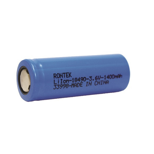 Bateria Recarregável Li-Íon 18490 3,6V 1400mAh - Embalagem 2 Peças