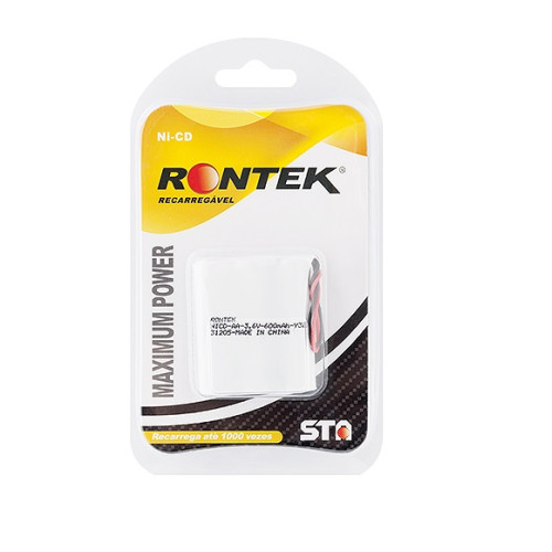 Bateria NiCd Para Telefone Sem Fio 3,6V 600mAh 3xAA