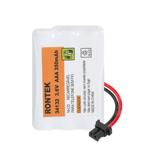 Bateria NiCd Para Telefone Sem Fio 3,6V 350mAh 3xAAA - Rontek
