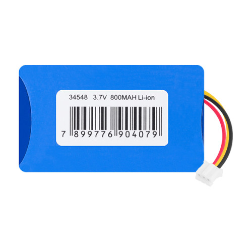 Bateria Recarregável Prismática Li-Íon 3,7V 800mAh + TOP