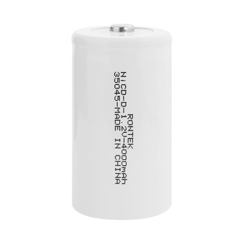 Bateria Recarregável NiCd Com TOP 1,2V 4000mAh D Embalagem 2 Peças
