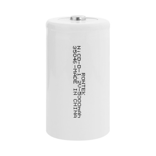 Bateria Recarregável NiCd Com TOP 1,2V 5000mAh - D Embalagem 2 Peças