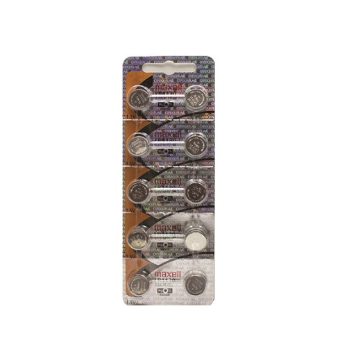 Pilha Botão 1,5V LR54/LR1130 - Maxell - Embalagem C/ 10 Peças