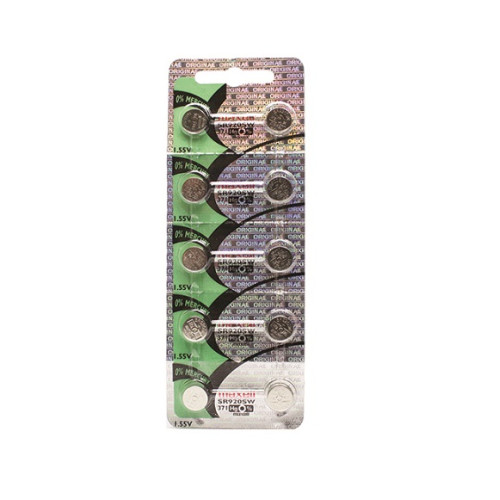 Pilha Botão Lítio 1,5V Sr9205w 371 - Maxell - Embalagem C/ 10Peças