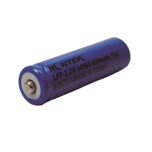 Bateria Recarregável Lifepo4 3,2V 600mAh 3c C/TOP - Rontek