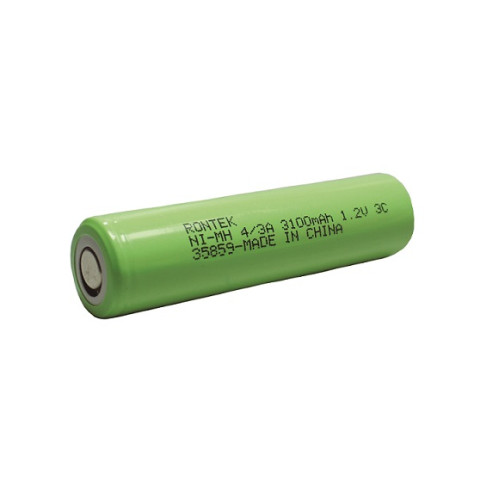 Bateria Recarregável NiMh 3c 1,2V 3100mAh 4/3A Sem TOP